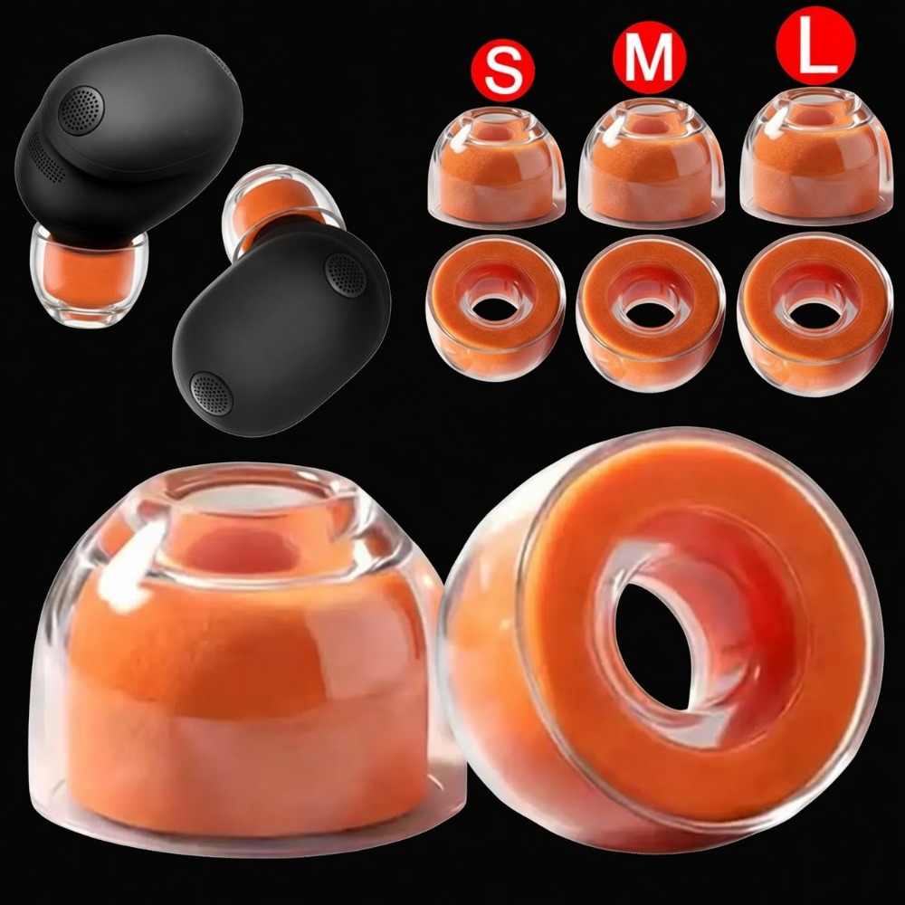 Earphone Foam Tip - S/M/L 실리콘+메모리 폼 이어폰 이어버드 팁