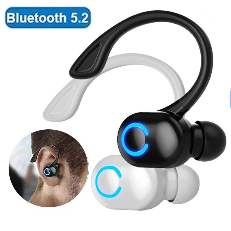 Bluetooth Headset On Ear - Bluetooth 5.2 무선 헤드셋 단일 귀고리