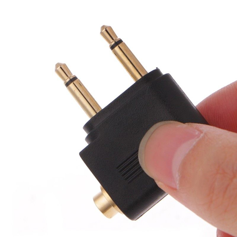 1pc 골드 니켈 도금 에어 플레인 3.5mm 비행기  - Earphone Splitter Jack 리뷰 및 가격