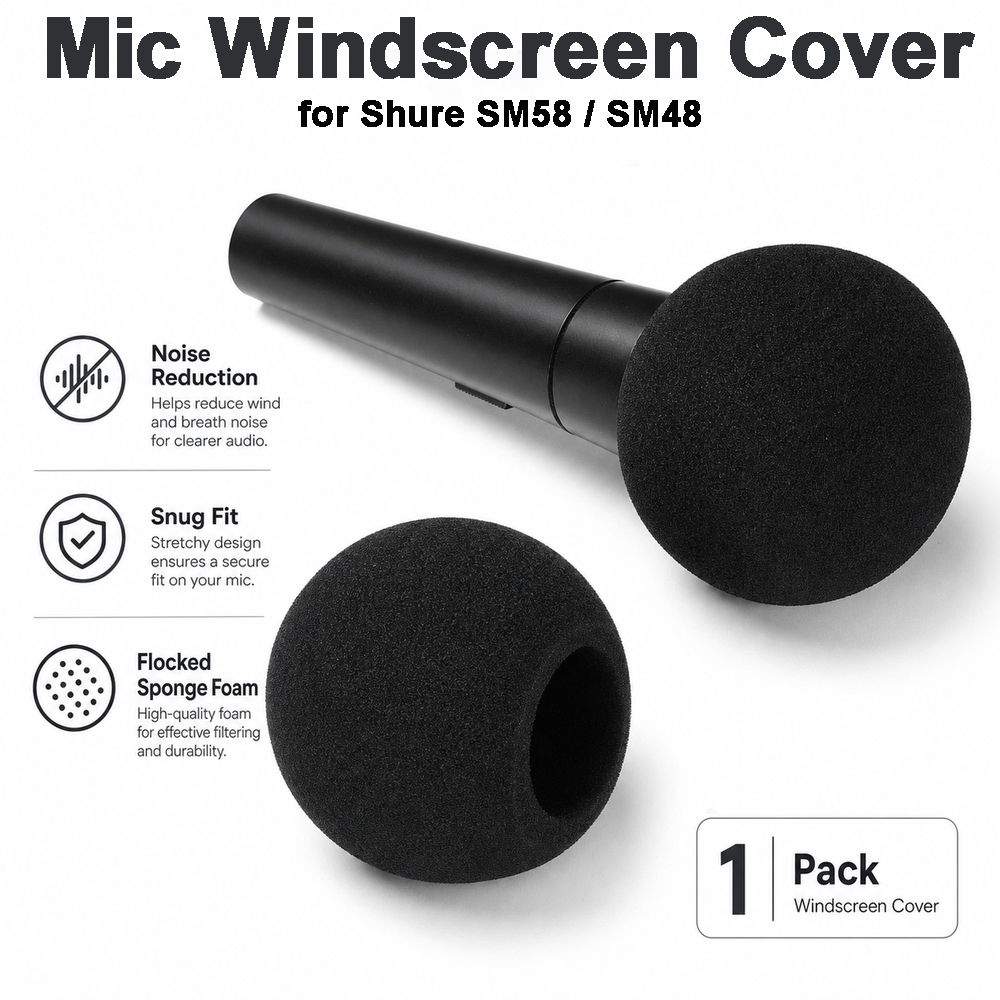 Shure SM58 / SM48용 교체형 마이크 윈드스 - Shure Mic Mv7 리뷰 및 가격