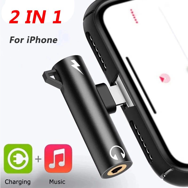 iPhone 14 13 12 11 X 용 2 In1 어 - Earphone Splitter Jack 리뷰 및 가격
