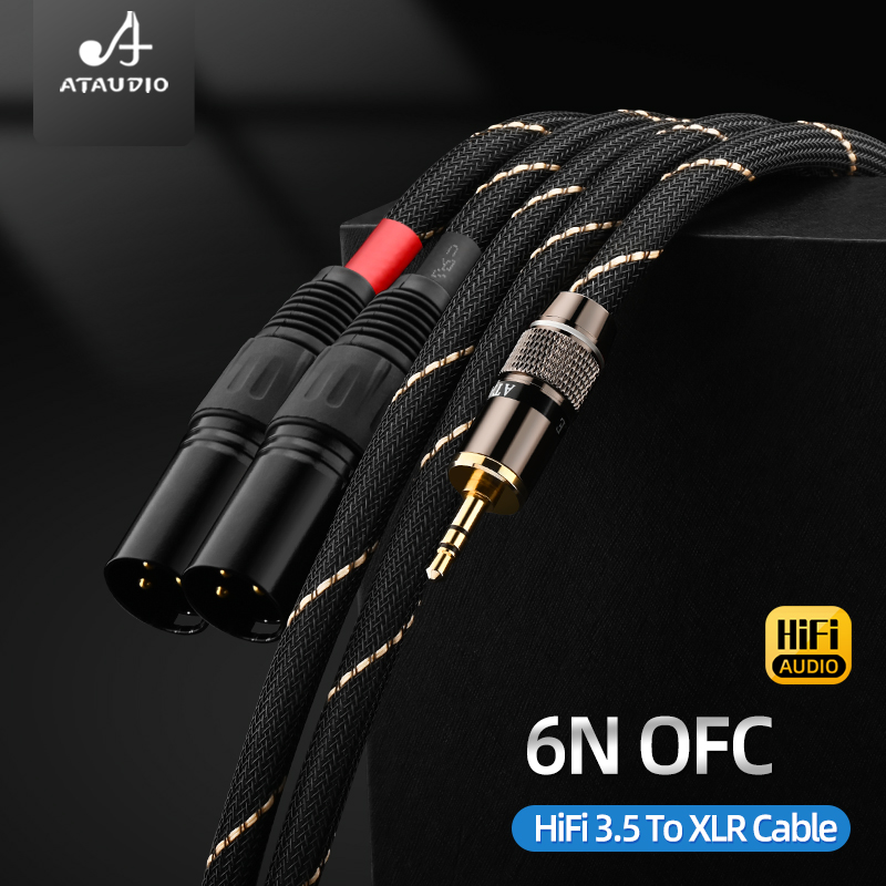 고품질 HiFi 3.5mm to 2XLR 오디오 케이블 - Earphone Splitter Jack 리뷰 및 가격