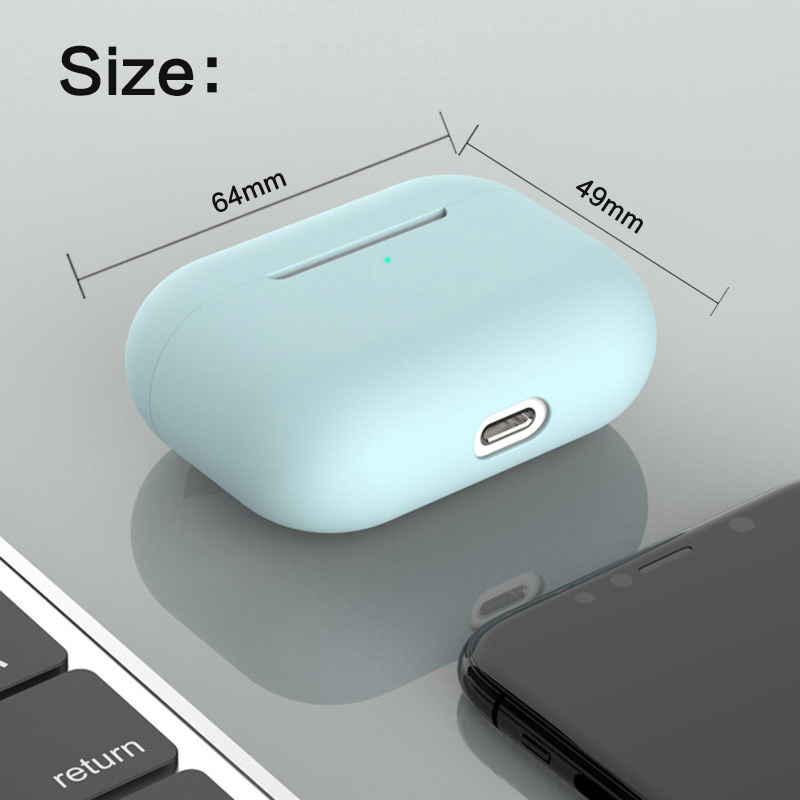 Airpod Pro 케이스 용 액체 소프트 실리콘 케이 - Earbuds Charging Case 리뷰 및 가격