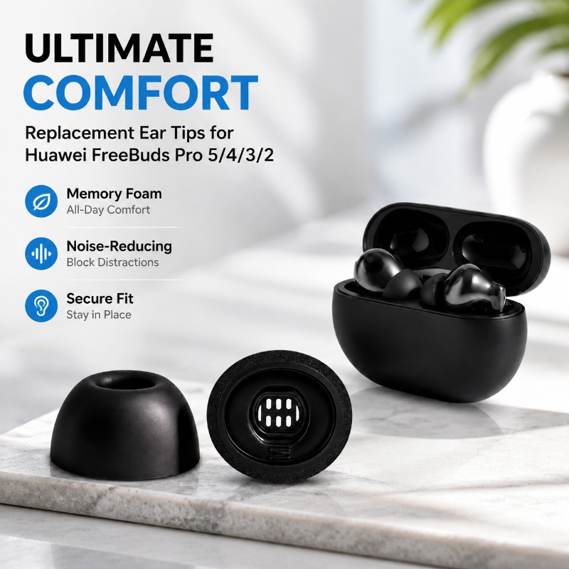 3중 레이어 메모리폼 이어팁 소음 차단 이어캡 슬리브  - Earphone Foam Tip 리뷰 및 가격